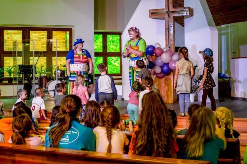 Clown show Ping & Pong, fot. A. Macewicz