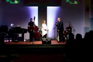 Warownym Grodem na jazzowo. Jagodziński Trio z udziałem Agnieszki Wilczyńskiej, fot. A. Macewicz
