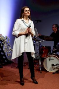 Warownym Grodem na jazzowo. Jagodziński Trio z udziałem Agnieszki Wilczyńskiej, fot. A. Macewicz