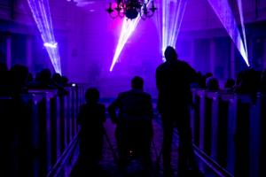 Spektakl laserowy, fot. A. Macewicz