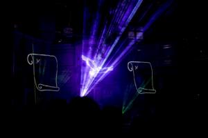 Free and Independent – laser show. Photo: A. Macewicz