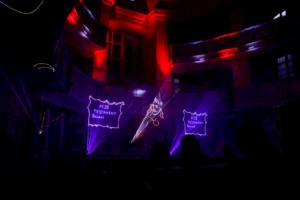 Free and Independent – laser show. Photo: A. Macewicz