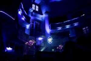 Free and Independent – laser show. Photo: A. Macewicz