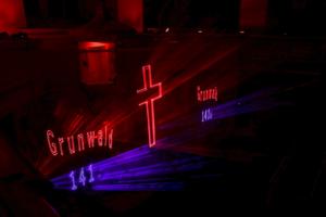 Free and Independent – laser show. Photo: A. Macewicz