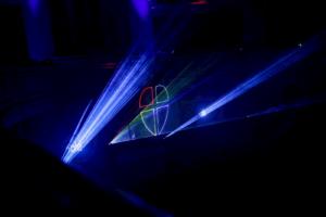 Free and Independent – laser show. Photo: A. Macewicz