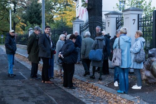 Spacer i sesja poświęcona Dietrichowi Bonhoefferowi, fot. A. Macewicz