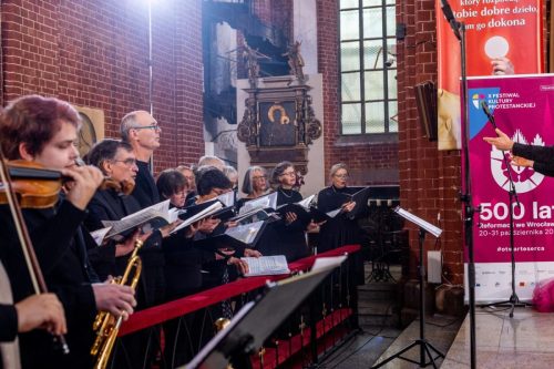 Nabożeństwo jubileuszowe z okazji 500 lat Reformacji we Wrocławiu, fot. Aleksandra Macewicz