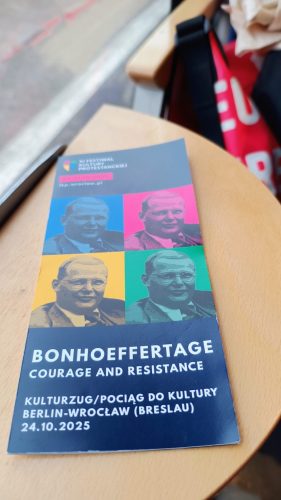 Bonhoeffertage — Courage and Resistance. Photo J. Gacka
