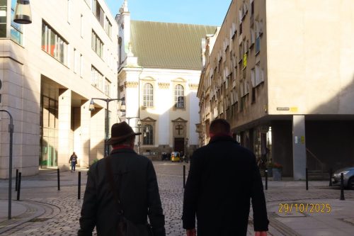 Dietrich Bonhoeffer tour. Photo Z. Chabielska