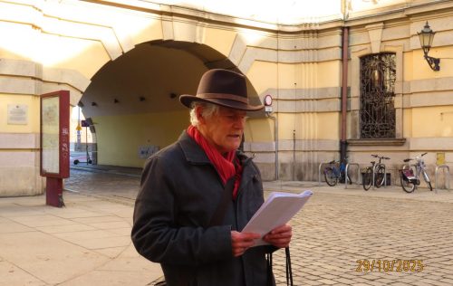 Dietrich Bonhoeffer tour. Photo Z. Chabielska