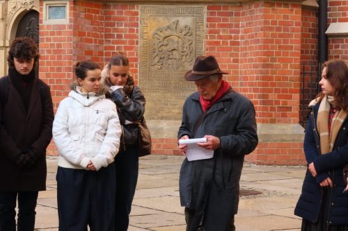 Dietrich Bonhoeffer tour. Photo Z. Chabielska